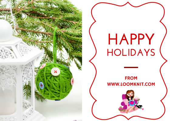 LoomKnitChristmasCard