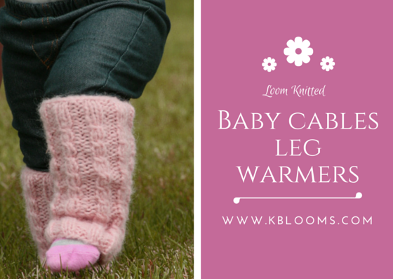 BABY CABLE LEG WARMERS